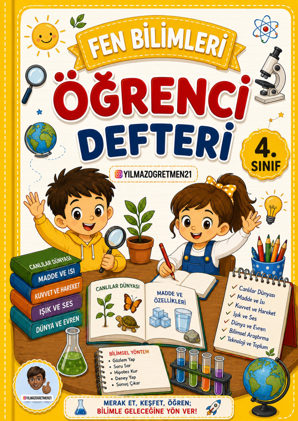 4. Sınıf Fen Bilimleri Defterim